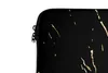 MuchoWow® Laptop Hülle 13 Zoll Marmor - Schwarz - Gold - Produktbild-Vorschau 3