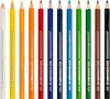 Buntstifte sechseckig 12 Farben sortiert Produktbild-Vorschau 3
