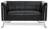 hjh OFFICE Lounge Sofa CURACAO Kunstleder Couch Polstersofa Produktbild-Vorschau 1