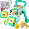 Malplay Lauflernwagen Kinderwagen mit Pendelbrett Tasten Produktbild-Vorschau 1