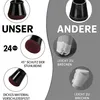 24 Stück Stuhlbeinschoner Silikon mit Filz – Bodenschutz Produktbild-Vorschau 6