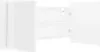 An open white cabinet with two shelves, against a white background. Anteprima dell’immagine prodotto