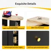 Collage of four close-up images highlighting different features of a table. Anteprima dell’immagine prodotto