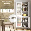 COSTWAY 178,5 cm Küchenschrank, Küchenregal mit 4 Produktbild-Vorschau 6