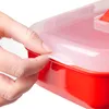 sistema Mikrowellenbehälter mit Ventil 1,25 l rot Voir les images du produit 10