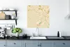 MuchoWow® Poster Karte - Jahrgang - Ulm - Stadtplan 75x75 Produktbild-Vorschau 3