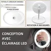 Vergrößerungsspiegel, 20 cm Durchmesser, 360° drehbar, Produktbild-Vorschau 2