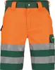 DASSY Warnschutz Shorts VENNA Bermuda Gr. 56 grün/orange Produktbild-Vorschau 1