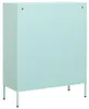 vidaXL Lagerschrank Minzgrün 80x35x101,5 cm Stahl Produktbild-Vorschau 4