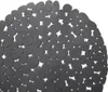 Antislip badmat, ovaal, 68x34 cm, grafietkleur Productafbeelding-voorbeeld 3