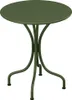 Runder Metall-Gartentisch, Durchmesser 60 cm – Kaki – Produktbild-Vorschau 2