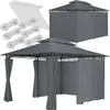 tectake® Gartenpavillon Emine 4 x 3 m Produktbild-Vorschau 1