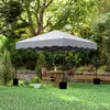 Outsunny Pavillon ca.3x3m, wasserabweisend Stabil Produktbild-Vorschau 9