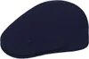 Casquette Kangol Flat Cap 504 en pure laine, bleue, taille Voir les images du produit 6