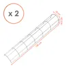 Treillis pour tuyaux de descente 120cm - 2 pièces - Voir les images du produit 3