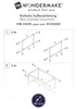 Assembly instructions for a WONDERMAKE product, showing diagrams and steps. Anteprima dell’immagine prodotto