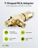 Goobay 11387, RCA, 2 x RCA, Čierna, Zlato Náhľad obrázku produktu 2