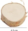 Disco di legno per decorazione, betulla, diametro 4-5 cm, 5 Anteprima dell’immagine prodotto 3