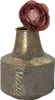 Clayre & Eef Vase Ø 15x21 cm Kupferfarbig Metall Produktbild-Vorschau 2