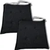 Set 6 cuscini per sedie 40x40x3 cm comodi antiscivolo - Anteprima dell’immagine prodotto 3