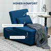 HOMCOM 3-in-1 Schlafsessel mit Bettfunktion, ausziehbares Produktbild-Vorschau 4