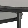 Spiro Ensemble tables basses, 2 pièces, impression marbrée. Voir les images du produit 5