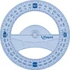 A 360-degree protractor with markings for degrees. Náhľad obrázku produktu