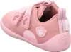 A pink child's shoe with velcro straps. Produktbild-Vorschau