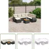 The Living Store 8-tlg. Garten-Sofagarnitur mit Kissen Produktbild-Vorschau 1