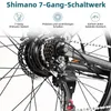 Elektrické bicykel, 26 palcov, unisex, s batériou 522 Wh, Náhľad obrázku produktu 10