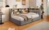 Boxspringbed 90 x 200 cm met hydraulische opbergruimte, Productafbeelding-voorbeeld 16