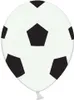 Luftballons 30cm Fußball 50er Set weiß / schwarz Produktbild-Vorschau 4