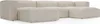 GrainGold Ecksofa U-Form Landi - Moderne Cord Ecksofa, Produktbild-Vorschau 2