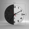 Wanduhr - Rund - Glasuhr - Kugel Schwarzweiß Modern - Produktbild-Vorschau 3