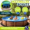 tillvex® Premium Pool Unterlage Rund 580 cm - 400g/m² | Bis Produktbild-Vorschau 6