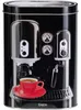 Kaffeedose - Metall - Retro Kaffeemaschine schwarz - Produktbild-Vorschau 1