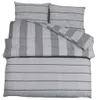 vidaXL Bettwäsche-Set Grau 220x240 cm Baumwolle Produktbild-Vorschau 1