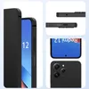 Collage of images showing a black phone case for a Xiaomi Redmi 12, including close-ups of the phone's side and back. Anteprima dell’immagine prodotto