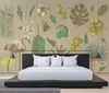 Tadessi Fototapete | Blumen | 4.00 m x 2.70 m | Beige | Produktbild-Vorschau 3