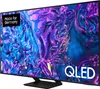 A Samsung QLED television displaying abstract colorful graphics. Voir les images du produit