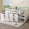 MODFU Patrová postel pro děti 90x200 cm s ochrannou Náhled obrázku produktu 1