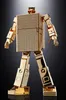 A golden robot figure standing against a dark, gradient background. Produktbild-Vorschau