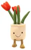 Tulpen-Plüschtier, gute Widerstandsfähigkeit, geruchlos, Produktbild-Vorschau 1