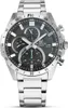 A close-up, front-facing studio shot of a men's wristwatch. Voir les images du produit