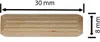 Riffeldübel Holzdübel Riffeldübel Holzstifte Holz Geriffelt Produktbild-Vorschau 2