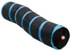 vidaXL Katzentunnel in S-Form Schwarz und Blau 122 cm Produktbild-Vorschau 6