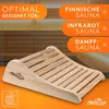 ALPENHAUCH Sauna Kopfstütze Holz [2 Stück] - Ergonomische Produktbild-Vorschau 5