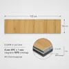 SPC Klick Vinylboden 5mm mit Trittschalldämmung wasserfest Produktbild-Vorschau 2