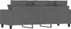 Rear view of a dark gray fabric sofa. Produktbild-Vorschau