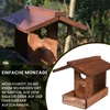 EcoDeco Vogelhaus zum Aufhängen, wetterfestes Produktbild-Vorschau 5
